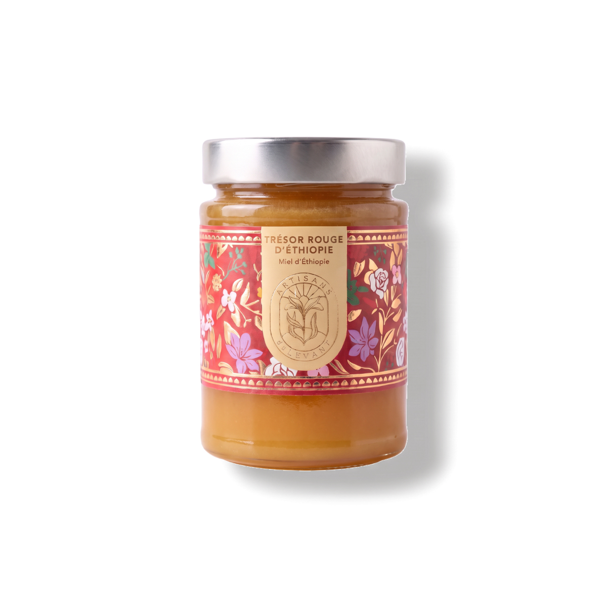 Artisans du Levant — packshot final du miel Trésor Rouge d’Éthiopie