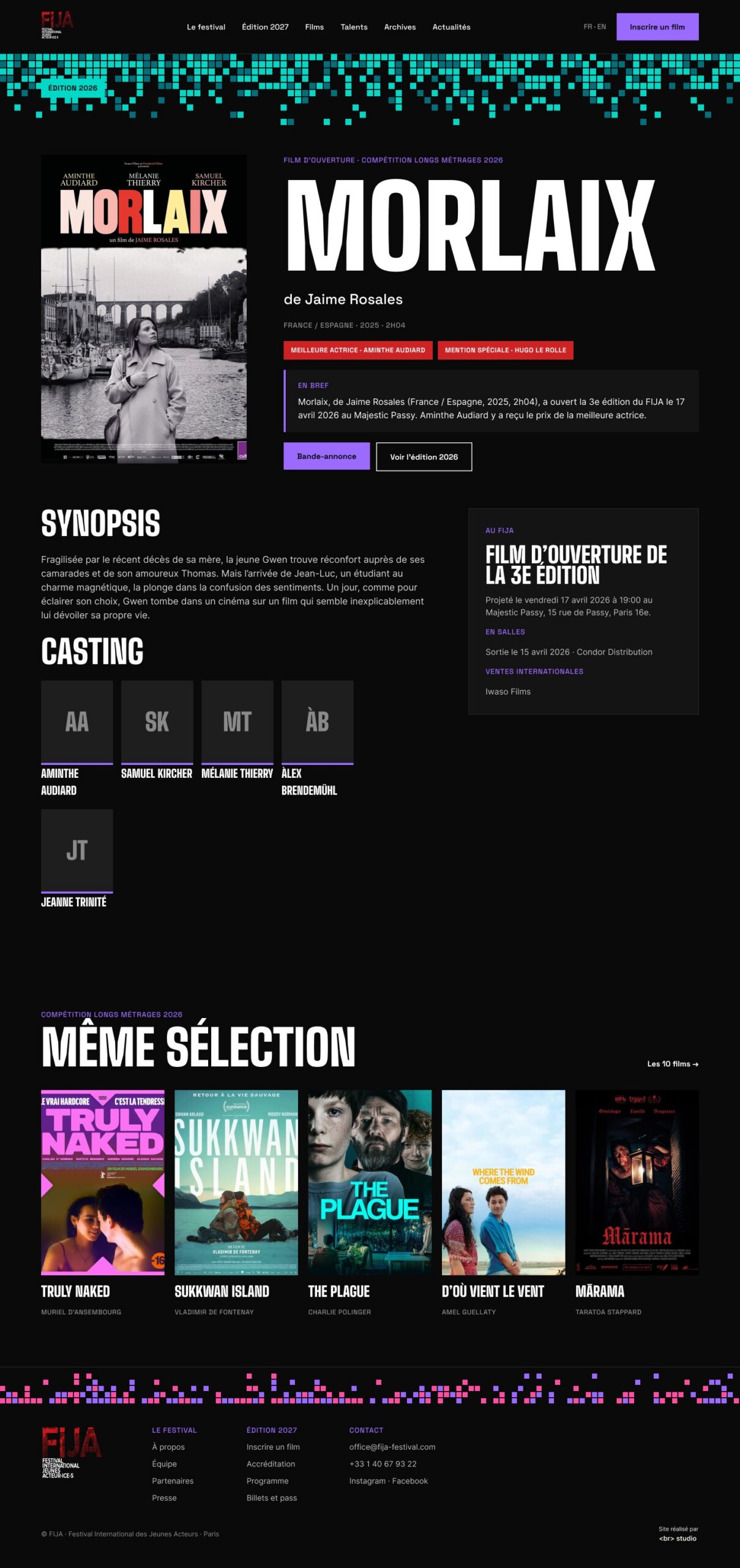 FIJA, refonte : film desktop