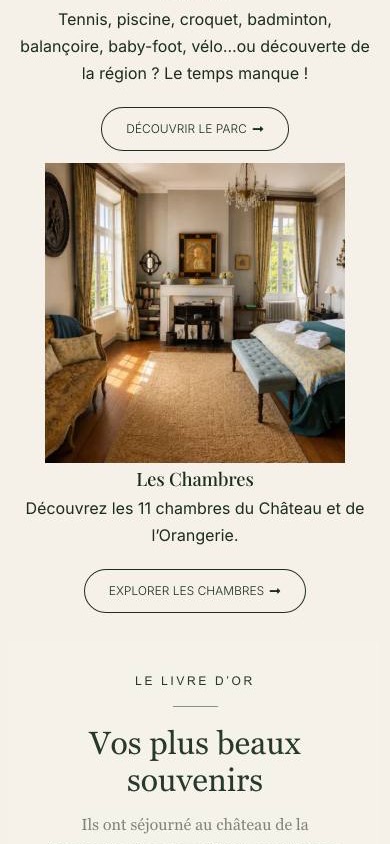 Version mobile du site Château de la Meynardie