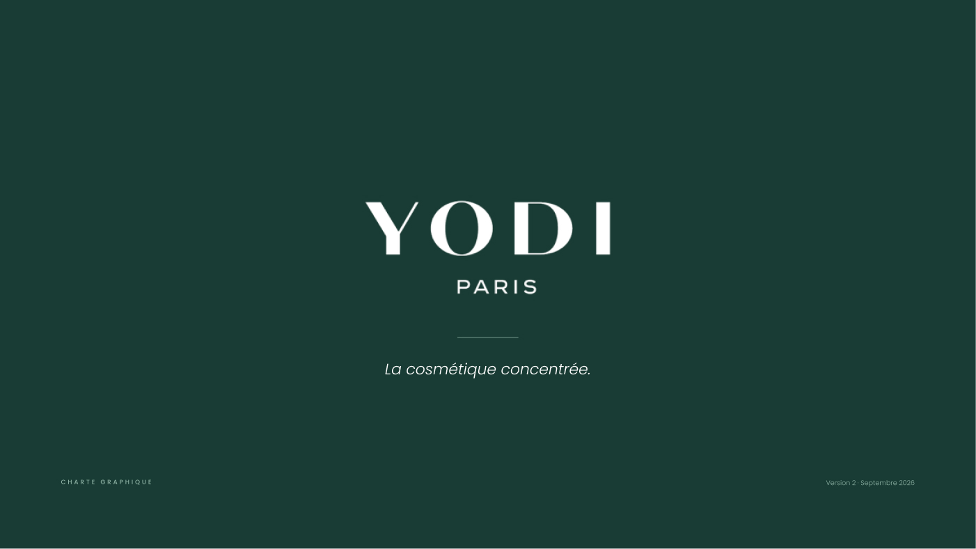 Charte graphique Yodi — couverture